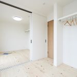 2つの子供部屋の間に建具を設ければ、将来工事する事なく仕切りが可能になります。